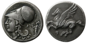 CORINTHIA, Corinth. Circa 375-300 BC. AR Stater. Rare.