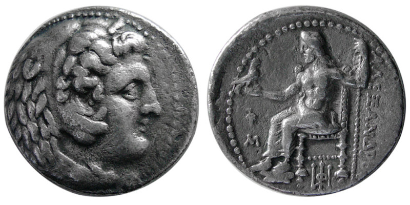 KINGS of MACEDON, Alexander III. 336-323 BC. AR Tetradrachm (16.62 gm; 26 mm). L...