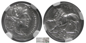 GAUL, Massalia. Ca 2nd.-1st. Centuries BC. AR Drachm. NGC-Ch AU.