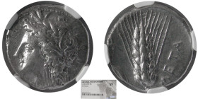 LUCANIA, Metapontum. Circa 330-280 BC. AR Stater. NGC-VF.