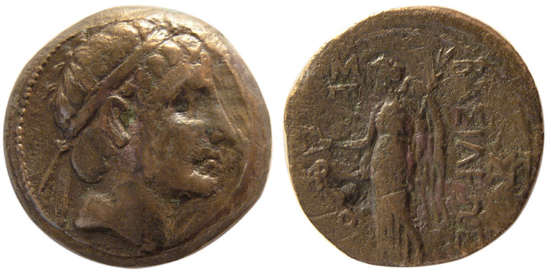 SELEUKID KINGS, Seleukos II Kallinikos, 246-226 BC. Æ (5.56 gm; 20 mm). Diademed...