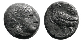 BACTRIA, 'Sophytes Eagle Series'. 323-315 BC. AR Diobol.