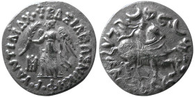GRECO-BAKTRIAN KINGDOM, Antimachos II. 174-165 BC. AR Drachm