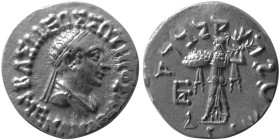 INDO-GREEK KINGS, Menander I. Ca. 165/55-130 BC. AR Drachm.