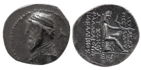 KINGS of PARTHIA, Artabanos III. 126-122 BC. AR Drachm