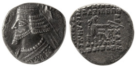 KINGS of PARTHIA, Phraates IV. 38/7-2 BC. AR Drachm