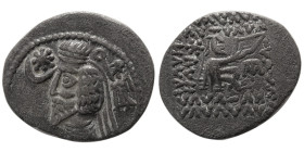 PARTHIAN KINGS, Phraatakes. 2 BC- AD 4/5. Silver Drachm.