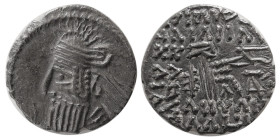 KINGS of PARTHIA, Vologases IV. AD. 147-191. AR Drachm