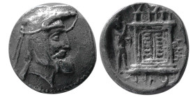 KINGS of PERSIS, Oborzos. 2nd century BC. AR Drachm.RRR.