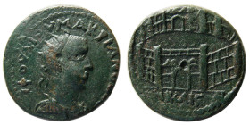BITHYNIA, Nicaea. Macrianus. Usurper. Æ Reduced Octassarion. Rare.