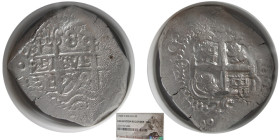 BOLIVIA, 1750P-E. 8 Reales. Cerro Rico Hoard. NGC-AU.