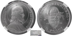 HUNGARY, Saint Stephan. 1938 BP. 5 Penco. NGC-MS 65.