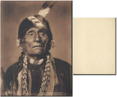 George B. Cornish. Original Vintage "WAH-SHUN-GAH. KAW CHIEF" Photograph.