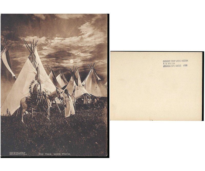 George B. Cornish. Original Vintage "ON THE WAR PATH" Photograph. George B. Corn...