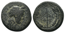 Aeolis. Elaia. (2.-1. Century BC) Bronze Æ. Obv: head of Demeter right. Rev: torch in grain wreath. Weight 2.88 gr - Diameter 14 mm