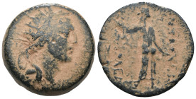 Antiochos IV. Epiphanes. (175-164 BC). Bronze Æ. Weight 11.79 gr - Diameter 24 mm