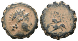 Antiochos VI. Dionysos. (144-142 BC). Bronze Æ. Antioch. Weight 3.41 gr - Diameter 16 mm