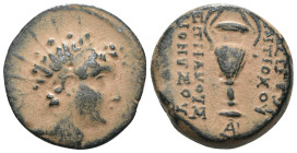 Antiochos VI. Dionysos. (144-142 BC). Bronze Æ. Antioch. Weight 6.45 gr - Diameter 20 mm