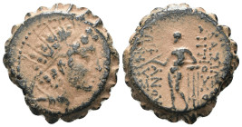 Antiochos VI. Dionysos. (144-142 BC). Bronze Æ. Antioch. Weight 8.30 gr - Diameter 21 mm