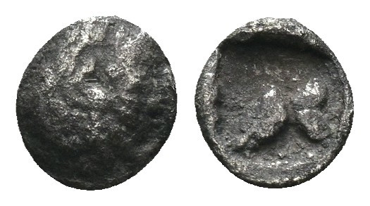 Greek. uncertain AR Obol. Weight 0.15 gr - Diameter 5 mm