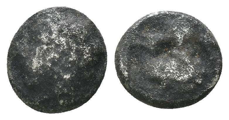 greek. uncertain AR Obol. Weight 0.72 gr - Diameter 0.8 mm