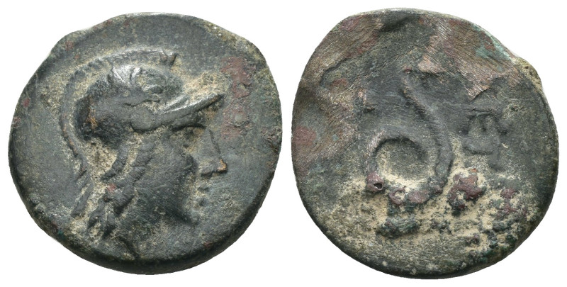 Mysia. Pergamon. Attalos II. Philadelphos. (160-139 BC). Bronze Æ. Obv: head of ...