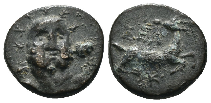 Pisidia. Selge. (2.-1. Century BC). Bronze Æ. Obv: head of Herakles facing. Rev:...