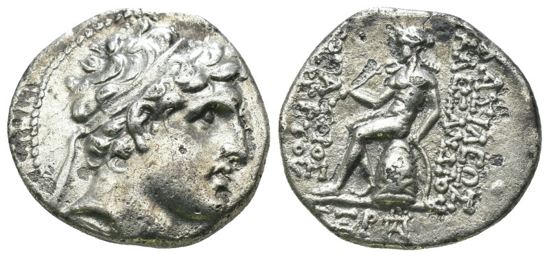 Seleucid Kingdom. Alexander I. Balas (149-147 BC) AR Drachm. Antioch. Obv: diade...