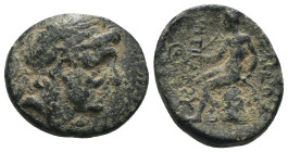 Seleucid Kingdom. Antiochos I. Soter. (280-261 BC). Bronze Æ. Antioch. Weight 3.59 gr - Diameter 15 mm