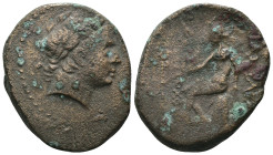 Seleucid Kingdom. Antiochos III. the Great. (223-187 BC). Bronze Æ. Antioch. Weight 11.79 gr - Diameter 23 mm