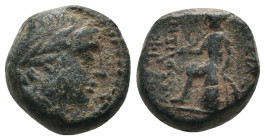 Seleucid Kingdom. Antiochos III. the Great. (223-187 BC). Bronze Æ. Antioch. Weight 4.11 gr - Diameter 12 mm