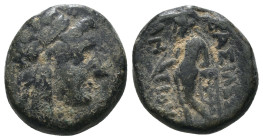 Seleucid Kingdom. Antiochos III. the Great. (223-187 BC). Bronze Æ. Antioch. Weight 4.23 gr - Diameter 14 mm