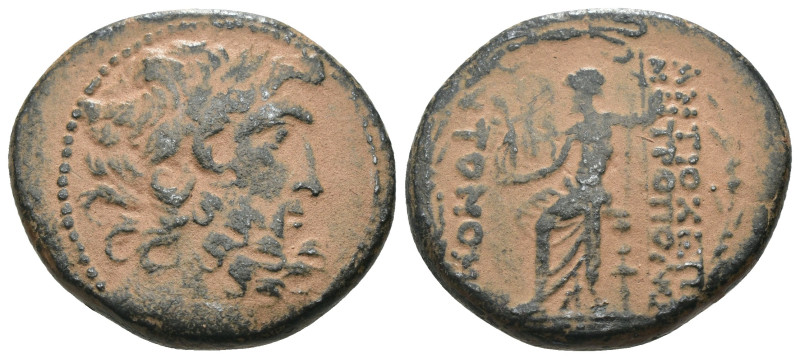 Syria. (41-16BC). autonomous Æ Tetrachalkon. Antioch. Weight 8.37 gr - Diameter ...