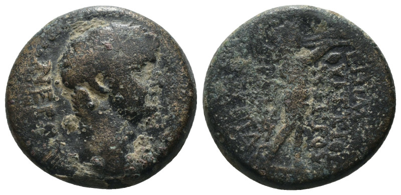 Claudius. (41-50 AD) Æ Bronze. provincial mint. Weight 5.67 gr - Diameter 18 mm