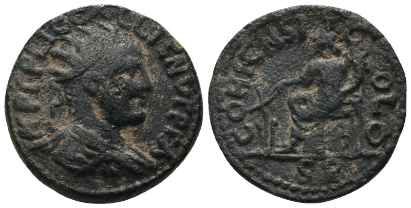 Gallienus. (253-268 AD) Bronze Æ. Pisidia. Antioch. Weight 6.91 gr - Diameter 22...