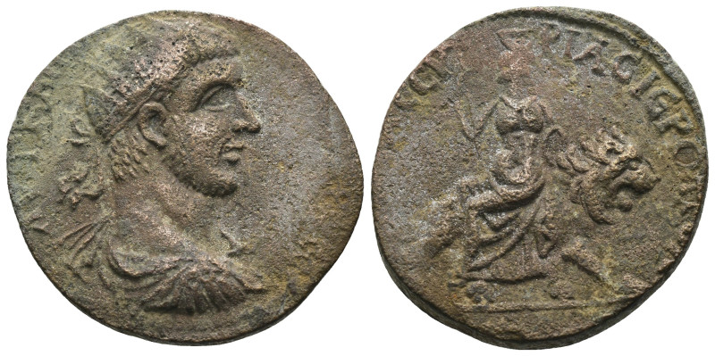 SYRIA, Cyrrhestica. Hierapolis. Severus Alexander, 222-235. Tetrassarion.

ΑΥΤ...