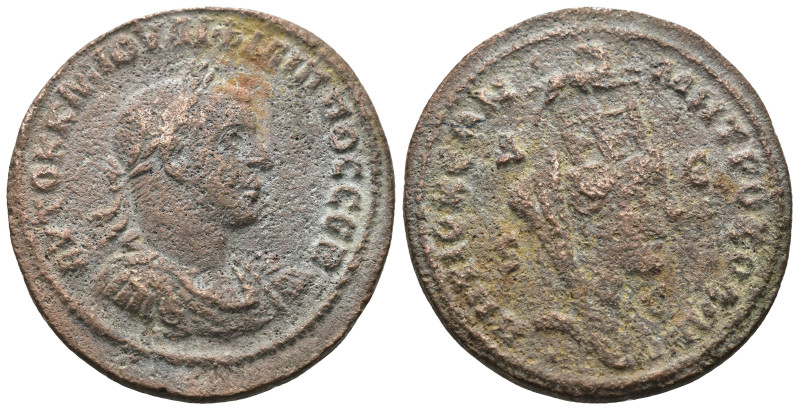 Philippus I. Arabs. (244-249 AD). Æ Bronze. Seleucis and Pieria. Antioch. Obv: l...