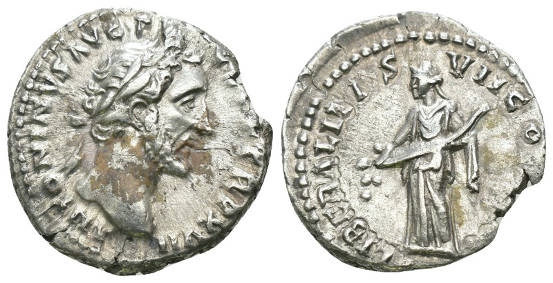 Antoninus Pius. (138-161 AD) AR Denar. Rome. Weight 3.33 gr - Diameter 17 mm