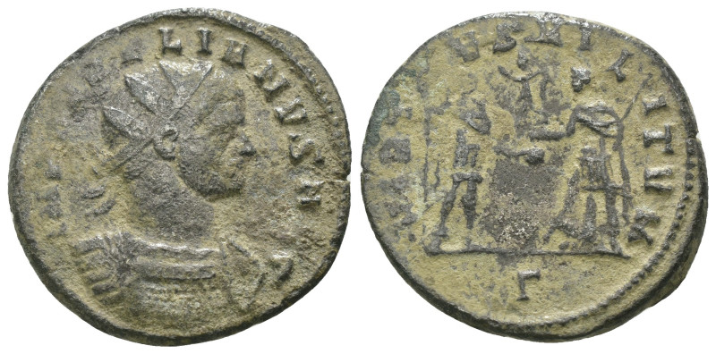 Aurelian. (274-275 AD). Æ Antoninian. Antioch. Obv: IMP C AVRELIANVS AVG. radiat...