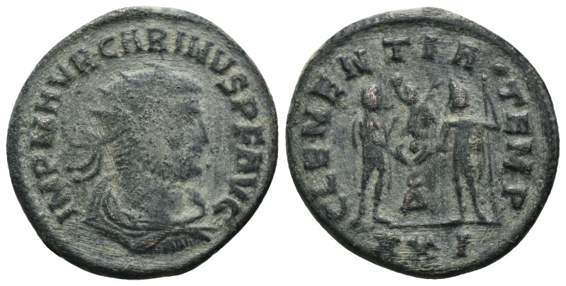 Carinus. (283-285 AD). Æ Antoninian. Antioch. Obv: IMP C M AVR CARINVS PF AVG. r...