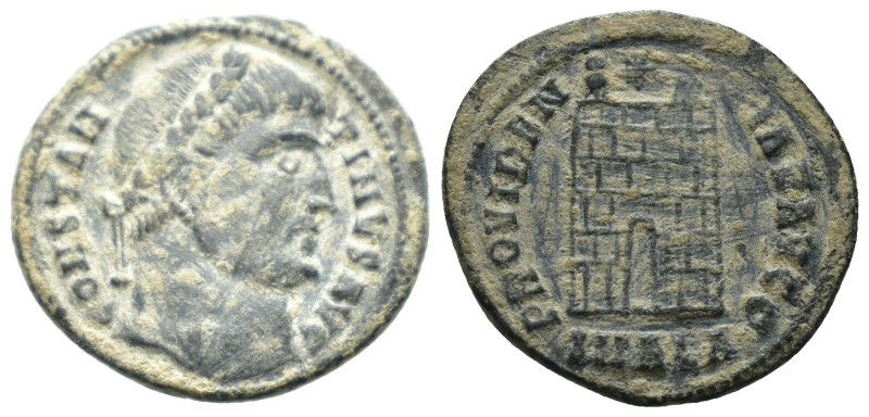 Constantinus I. (307-337 AD). Follis. Alexandria. Obv: CONSTANTINVS AVG. laureat...