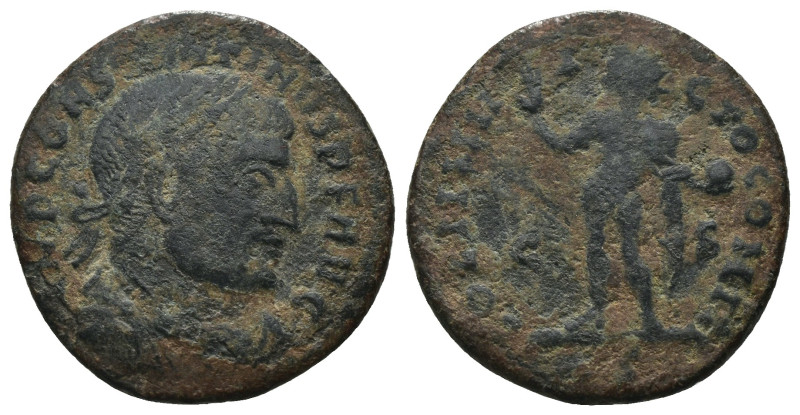 Constantinus I. (307-337 AD). Follis. Antioch. Obv: CONSTANTINVS AVG. laureate b...