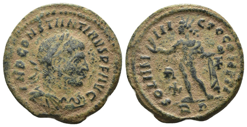 Constantinus I. (307-337 AD). Follis. Antioch. Obv: CONSTANTINVS AVG. laureate b...