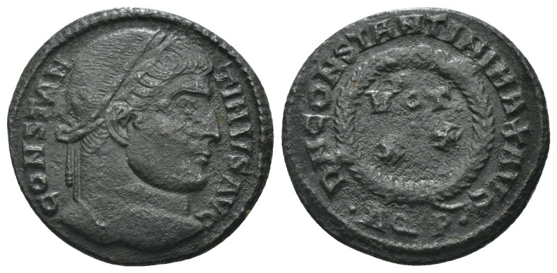 Constantinus I. (307-337 AD). Follis. Antioch. Obv: CONSTANTINVS AVG. laureate b...