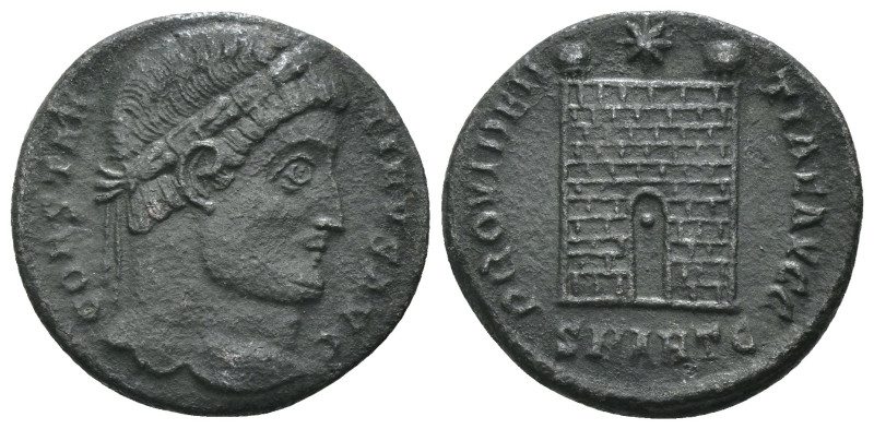 Constantinus I. (307-337 AD). Follis. Antioch. Obv: CONSTANTINVS AVG. laureate b...