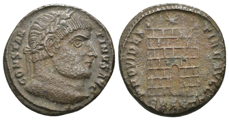 Constantinus I. (307-337 AD). Follis. Antioch. Obv: CONSTANTINVS AVG. laureate b...