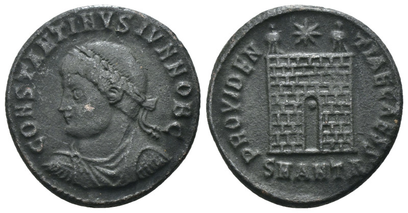 Constantinus I. (307-337 AD). Follis. Antioch. Obv: CONSTANTINVS IVN NOB C. laur...