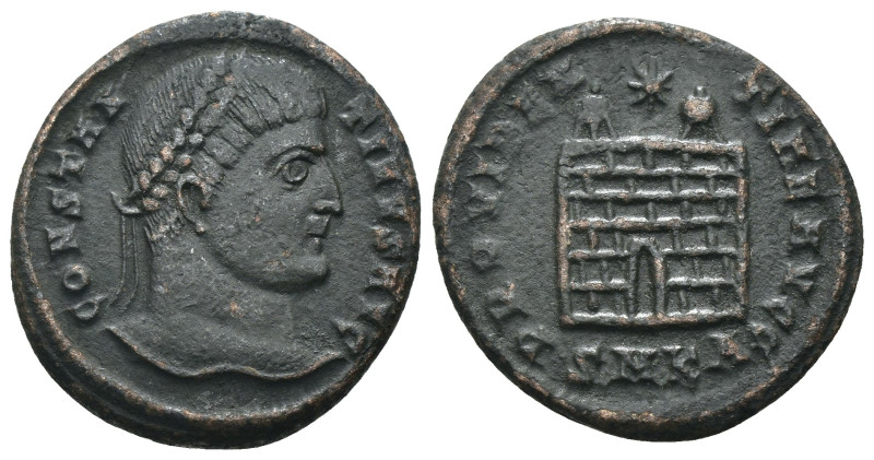 Constantinus I. (307-337 AD). Follis. Cyzicus. Obv: CONSTANTINVS AVG. laureate b...