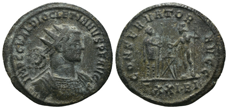 Diocletian. (285 AD). Æ Antoninian. Antioch. Obv: IMP C C VAL DIOCLETIANVS P F A...