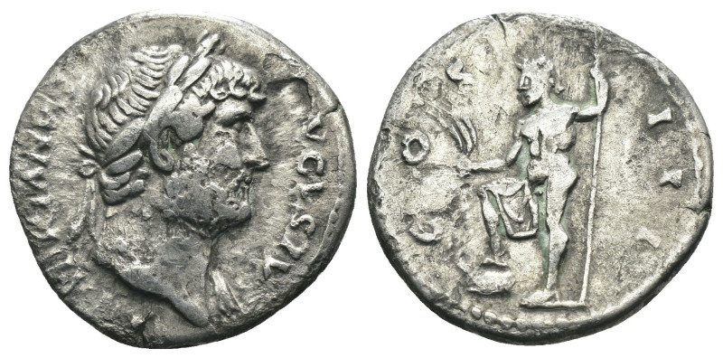 Hadrian. (117-138 AD) AR Denar. Rome. Weight 3.01 gr - Diameter 18 mm